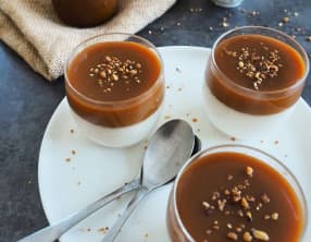 Panna cotta au caramel beurre salé