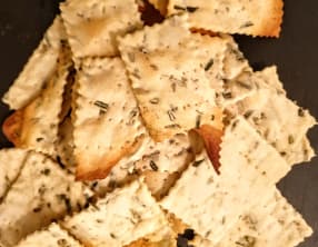 Crackers au surplus de levain