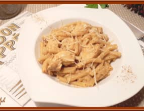 Poulet aux pâtes et épices cajun avec ou sans le cookéo