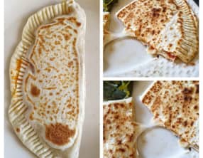 Cassone farci à la mozzarella et tomate