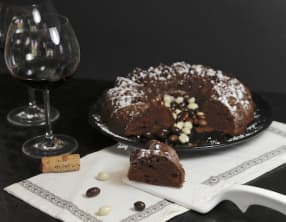 Gâteau au chocolat au vin rouge