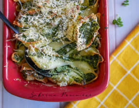Conchiglioni épinards ricotta