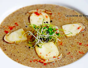 Velouté aux champignons des bois