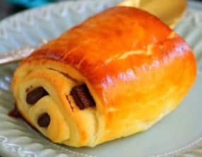 Petits pains au chocolat briochés