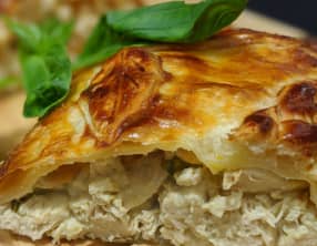 Feuilleté de Poulet au Basilic