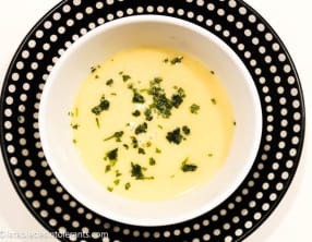 Velouté de pois chiches aux endives