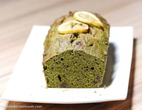 Cake au thé matcha
