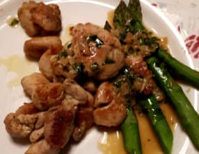 Ris de veau aux asperges