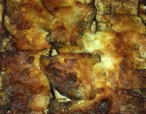 Lasagnes au bœuf, aubergines et burrata