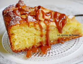 Gâteau yaourt aux pommes