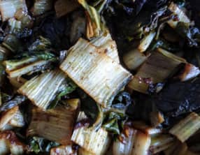 Poêlé de blettes aux épices