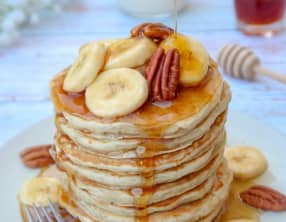 Pancakes à la banane sans oeuf vegan