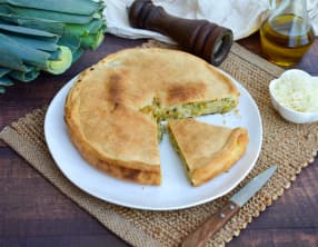 Tourte aux poireaux