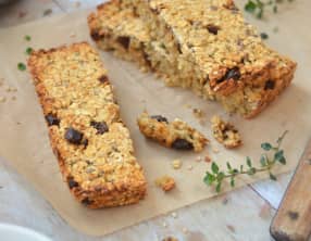 Barres salées au miso, tomates séchées et origan