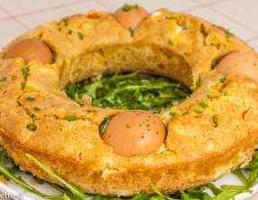 Cake salé végétarien de Pâques