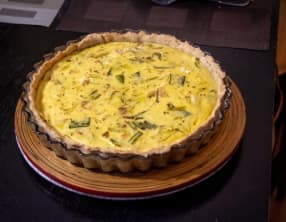 Ma quiche au poireau sans œufs