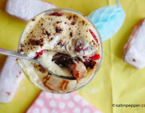 Tiramisu chocolat framboise