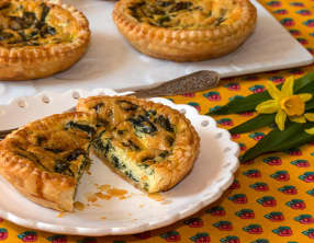 Quiche à l'ail des ours