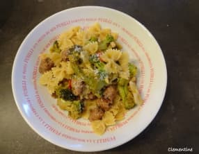 Farfalle con cime di rape par Gennaro Contaldo