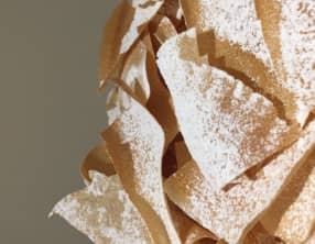 Croustillants de feuille de brick sucrés