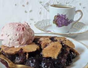 Cobbler aux myrtilles