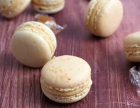 Macarons Noisette Caramel