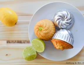 Muffins citron vert et noix de coco