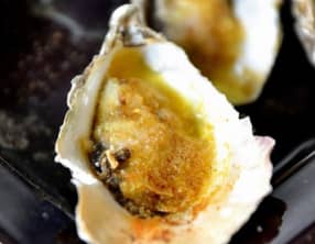 Huîtres chaudes au curry