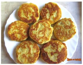 Blinis de pommes de terre cuites