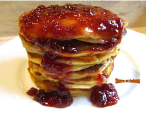 Pancakes ricotta citron