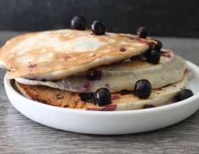 Pancakes blueberry