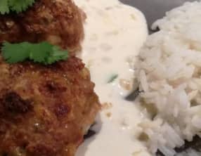 Boulettes de veau à la Thaï sauce coco