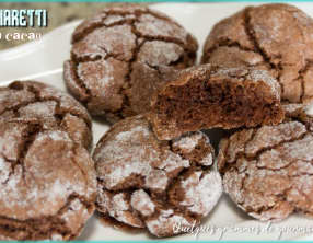 Amaretti au cacao