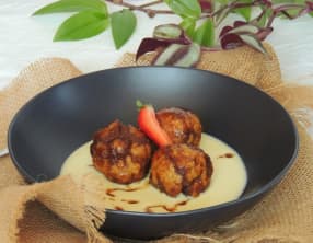 Coconut et chocolate dumplings