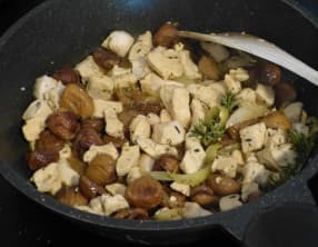 Poulet aux châtaignes