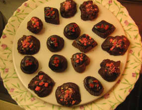 Chocolats pralinés maison aux pralines