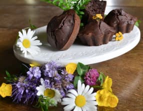 Muffins au chocolat parfumés à la tanaisie