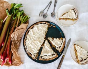 Tarte à la rhubarbe Healthy