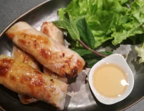 Nems de porc maison cuisson au four