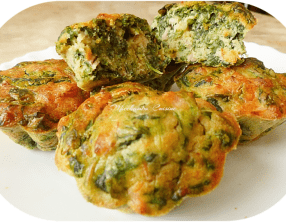 Moelleux au saumon et épinards