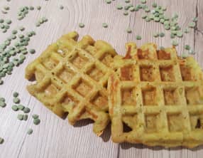 Gaufres aux pois cassés