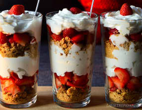 Fraisier en verrine express