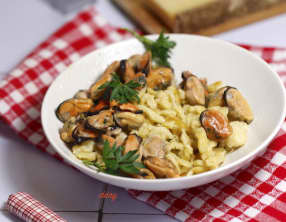 Spätzle aux moules
