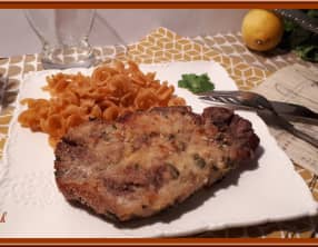 Côtes de porc panées au four