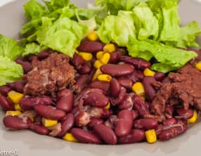 Merguez de boeuf aux haricots rouges