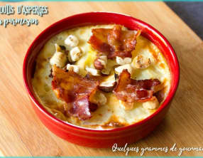 Clafoutis d'asperges au parmesan
