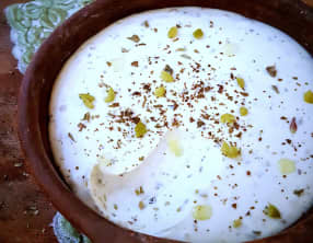 Fromage crémeux au thym et aux olives