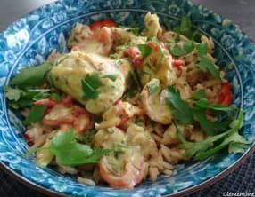 Blanquette créole de homard