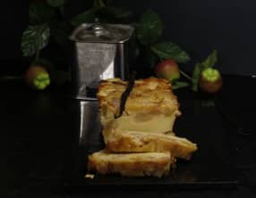 Flan aux pommes à la vanille