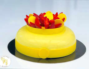 Entremets Fraises-Mangues